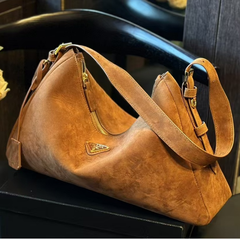 Prad Underarm Bag Original Order Cowhide Simple High-End Female Bag PR333333-0922