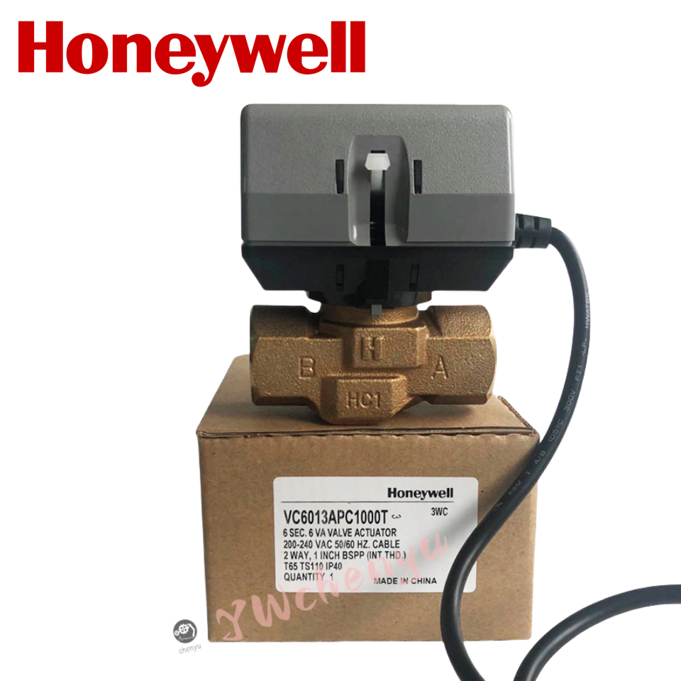 โซลินอยด์วาล์ว,พัดลมไฟฟ้า Honeywell Coil,วาล์วน้ําเครื่องปรับอากาศสองทาง VC4013 VN4013 VC6013 VN6013