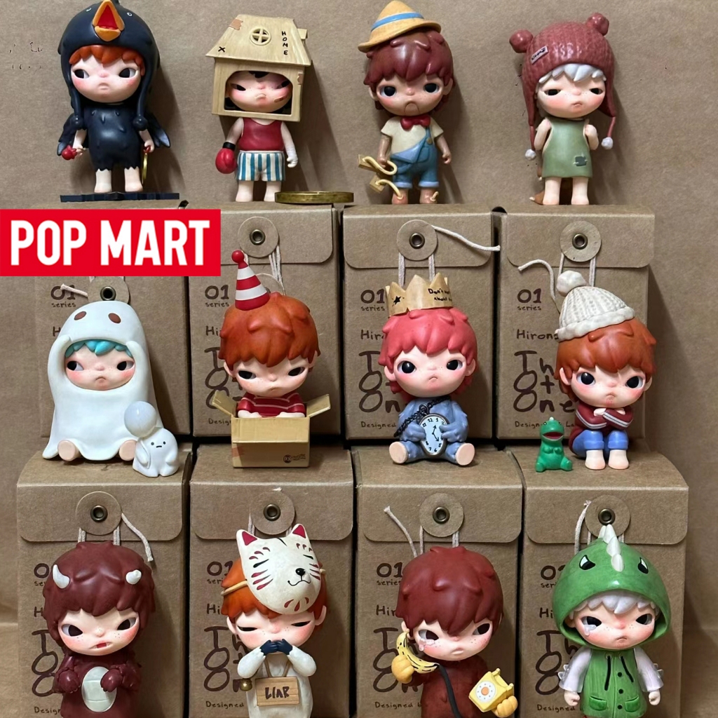 ของแท้ POPMART Hirono The Other One Series Pop Mart Hirono V1 Fox Marionette ของขวัญวันเกิด ของเล่น