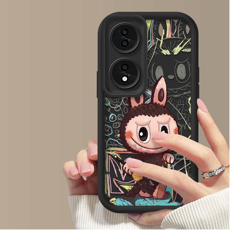 การ์ตูนการ์ตูนเคสโทรศัพท์ Graffiti กรณี Shock-resistant ซิลิโคนนุ่มกรณีเคสโทรศัพท์เหมาะสําหรับ Huawe