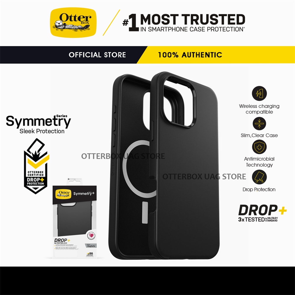 เคส OtterBox รุ่น Symmetry with Magnetic - iPhone 16 Pro Max / 16 Pro / 16 Plus / 16 / 15 14 Pro Max / 15 14 Pro / 15 14 Plus / 13 12 Pro Max / 13 12 Pro / 13 12