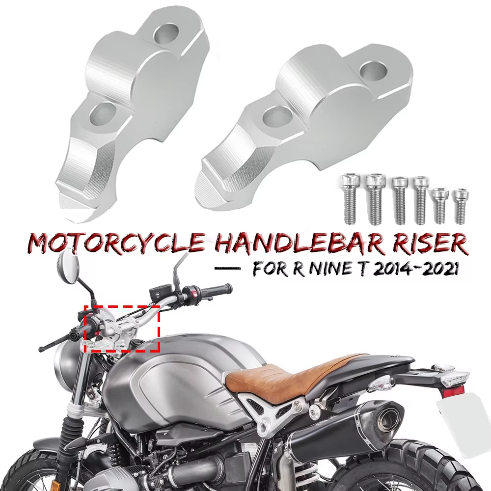 R NINE T Scrambler Pure Racer รถจักรยานยนต์ Handlebar Riser สําหรับ BMW R9T R NineT 2014-2024 Clamp Mount อะแดปเตอร์ 28 มม.บาร์ Riser