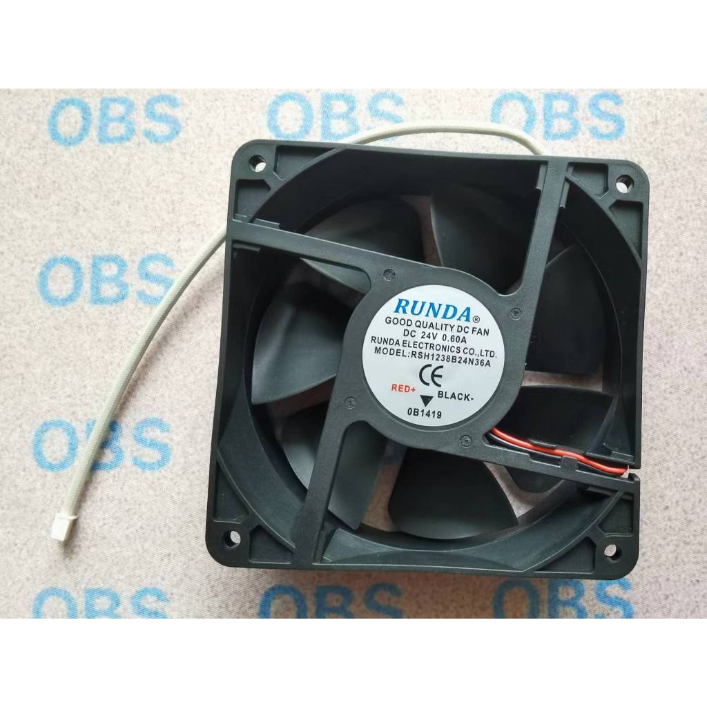 ยี่ห้อ RUNDA R RD12038S24H DC24V โวลต์ 0.36A 0.50A 12 ซม.ไฟฟ้าเชื่อมอินเวอร์เตอร์พัดลมหม้อน้ํา RSH12
