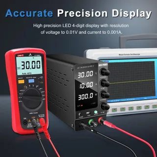 【ค่าขนส่งฟรี】Nice-power เครื่องจ่ายไฟ DC Power Supply 30V 60V 120V 3A 5A 10A SPS-C3010 LCD Adjustable ปรับค่าได้ 4 digits แหล่งจ่ายไฟ แบต