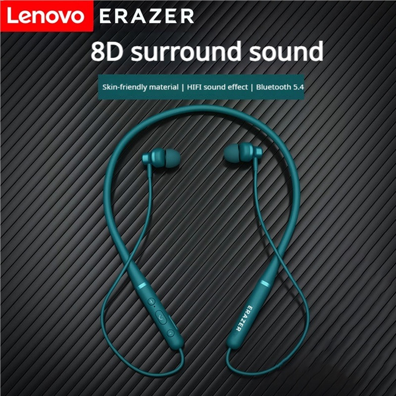 Lenovo Erazer XE05 Max หูฟังแม่เหล็กหูฟังกีฬาบลูทูธ 5.4 IPX5 กันน้ํา Band หูฟังไมโครโฟน