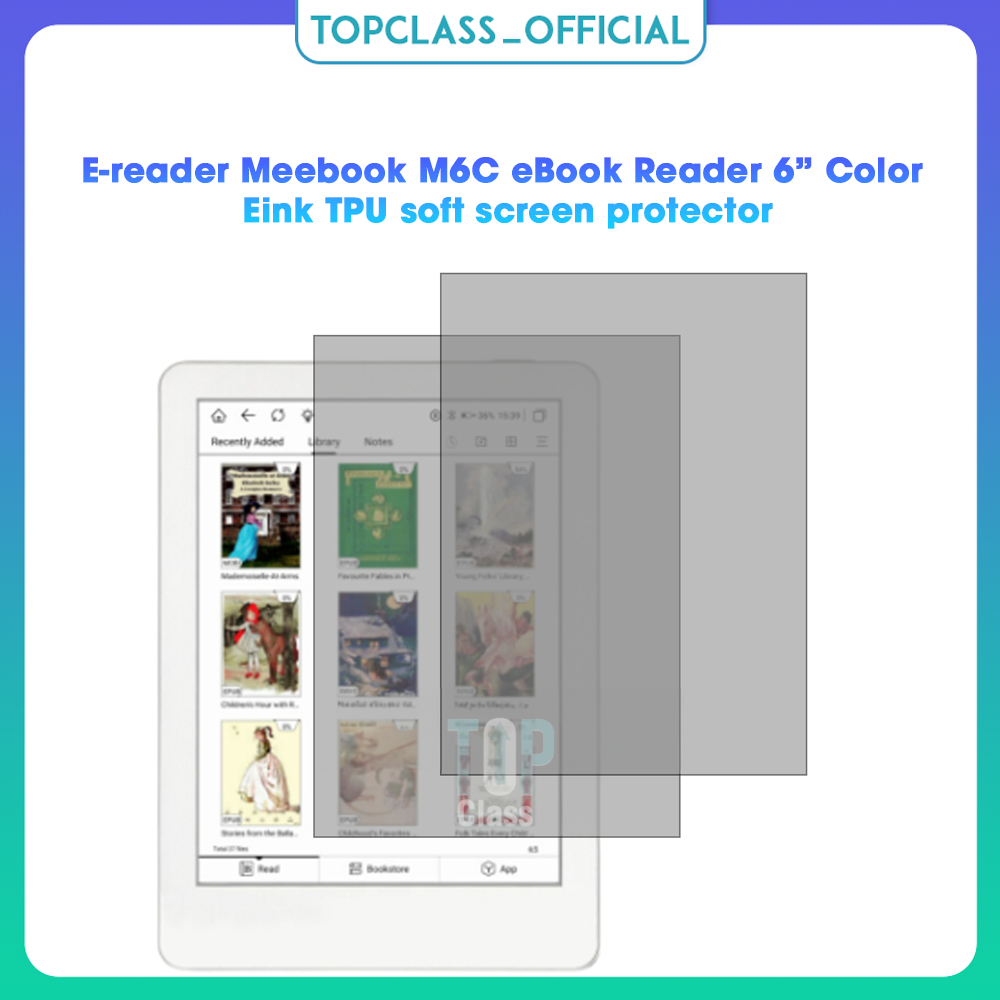 2 ชิ้น E-Reader Meebook M6C eBook Reader 6 Color Eink TPU ตัวป้องกันหน้าจอแบบนุ่ม