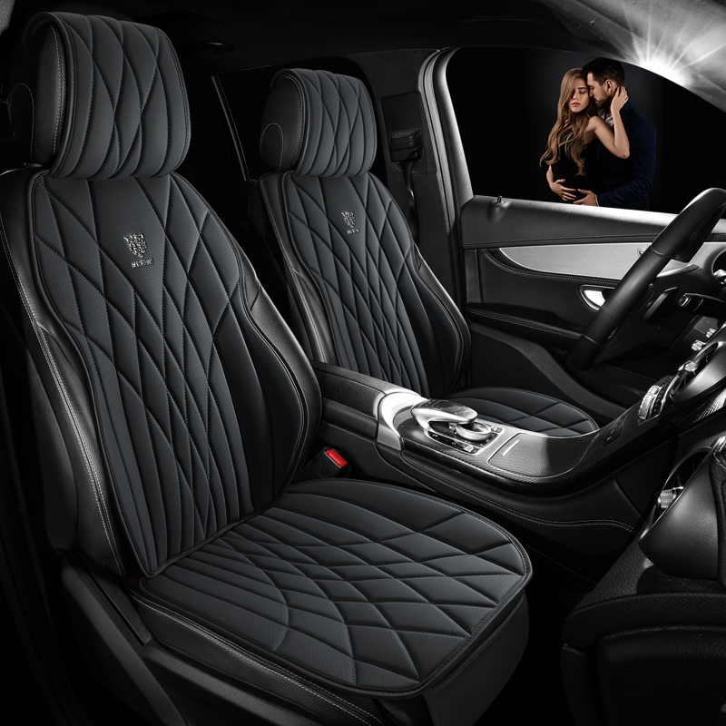 ผ้าคลุมเบาะรถยนต์ หนัง Pu อุปกรณ์เสริม สําหรับ Mercedes Ben AMG A C CLA E GLA GLC GLE S B CLS
