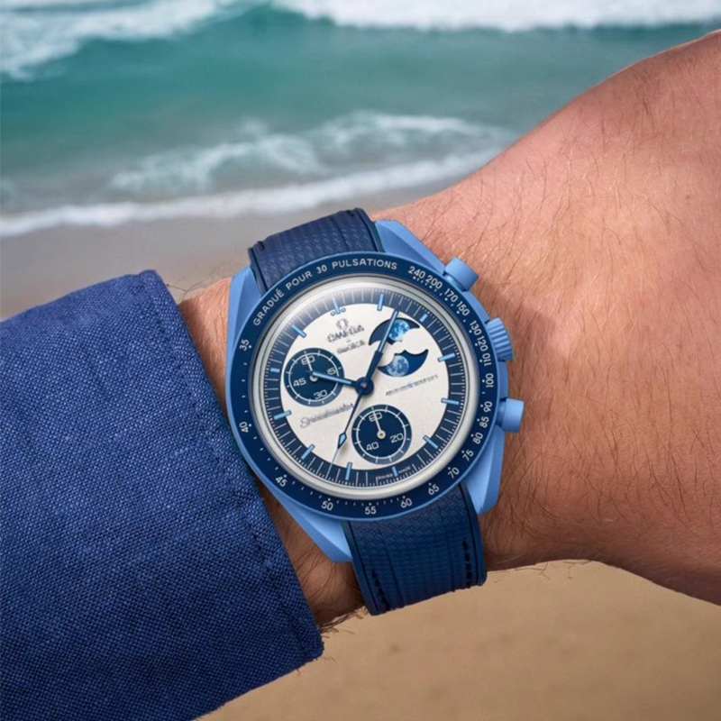 สําหรับ Omega X Swatch Joint MoonSwatch สําหรับ Snoopy 20 รูปที่ 7