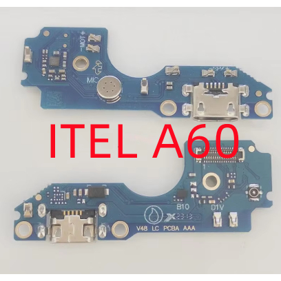 For itel A60 A662 A662L USB Dock Charger พอร์ตปลั๊กแจ็คไมโครโฟน MIC ชาร์จ IC