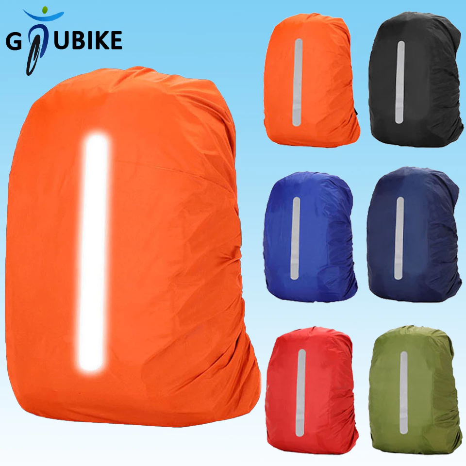 Gtubike 20-80L น้ําหนักเบาสะท้อนแสง Rain Cover กระเป๋าเป้สะพายหลังกระเป๋ากันน้ํากลางแจ้งขี่จักรยานปีนเขาเดินป่าฝุ่น Raincover