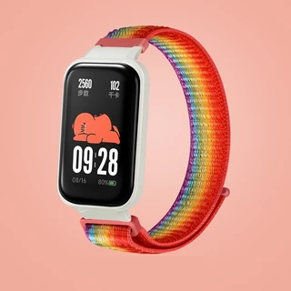 ไนลอนสายรัด PC Case For Xiaomi Smart Band 9 Active / 8 Active สร้อยข้อมือสําหรับ Redmi Band 3 2 สายรัดข้อมือแบบสปอร์ต
