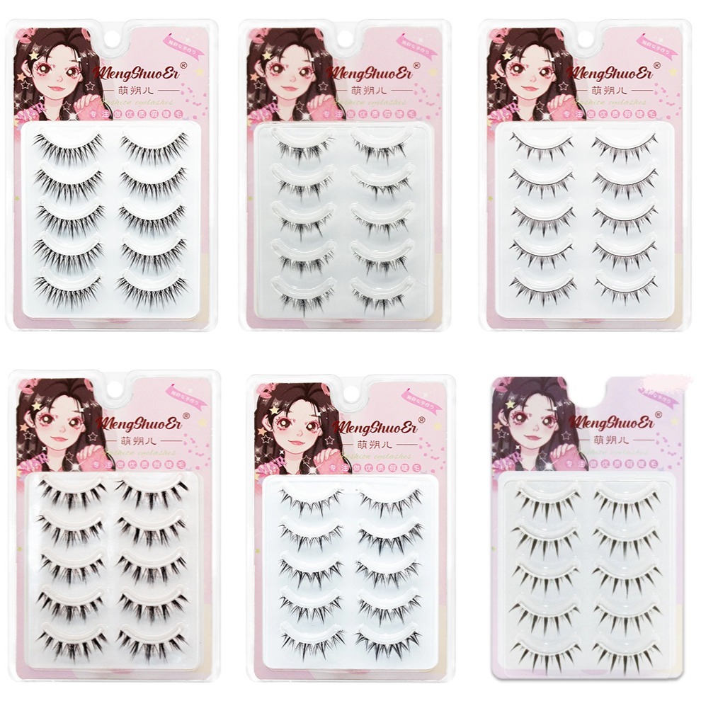 เซต 5 คู่บางและเป็นธรรมชาติ จุดมุ่งหมาย x5 ขนตาปลอม
