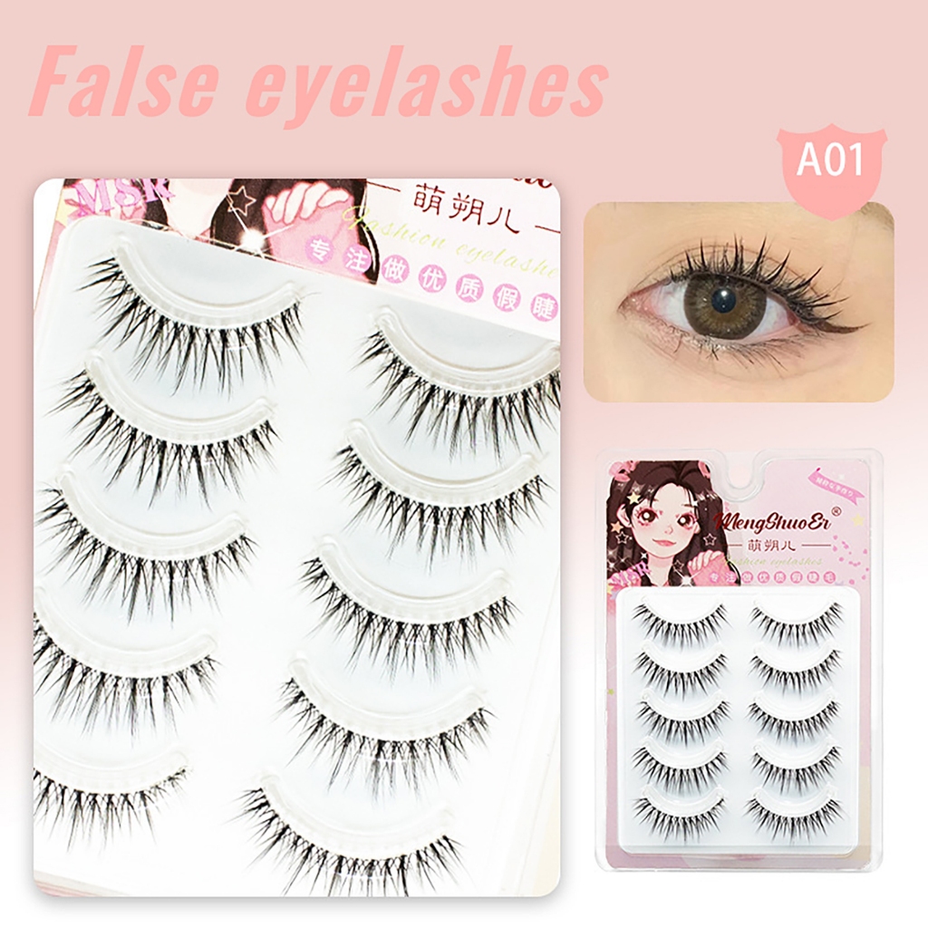 Aimeeoran ขนตาปลอม A01 AO3 A04 A05 A06 แต่งหน้าธรรมชาติโปร่งใส