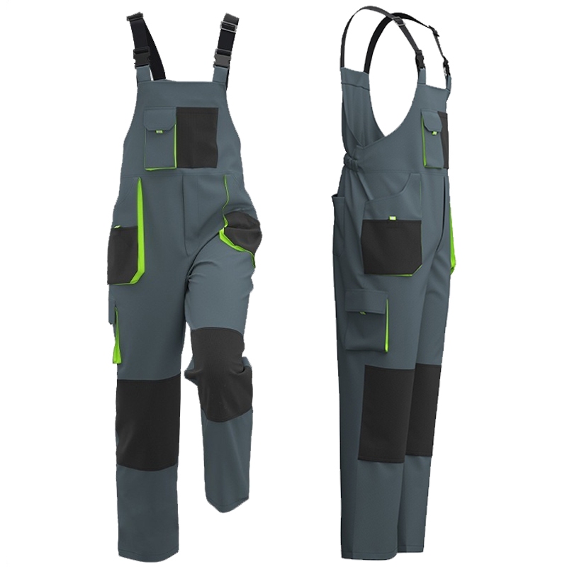 ทนทาน ผู้ชายทํางานกางเกงเอี๊ยมโดยรวมขัดหลายกระเป๋า Workwear Jumpsuits สําหรับชาย Out Jumpsuit Coverall กางเกง