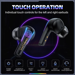 ONIKUMA T27 บลูทู ธ 5.3 ในหูหูฟังเกมมิ่งสามโหมดการเชื่อมต่อสำหรับการเชื่อมต่อแบบไร้สายสำหรับการใช้งานคอมพิวเตอร์