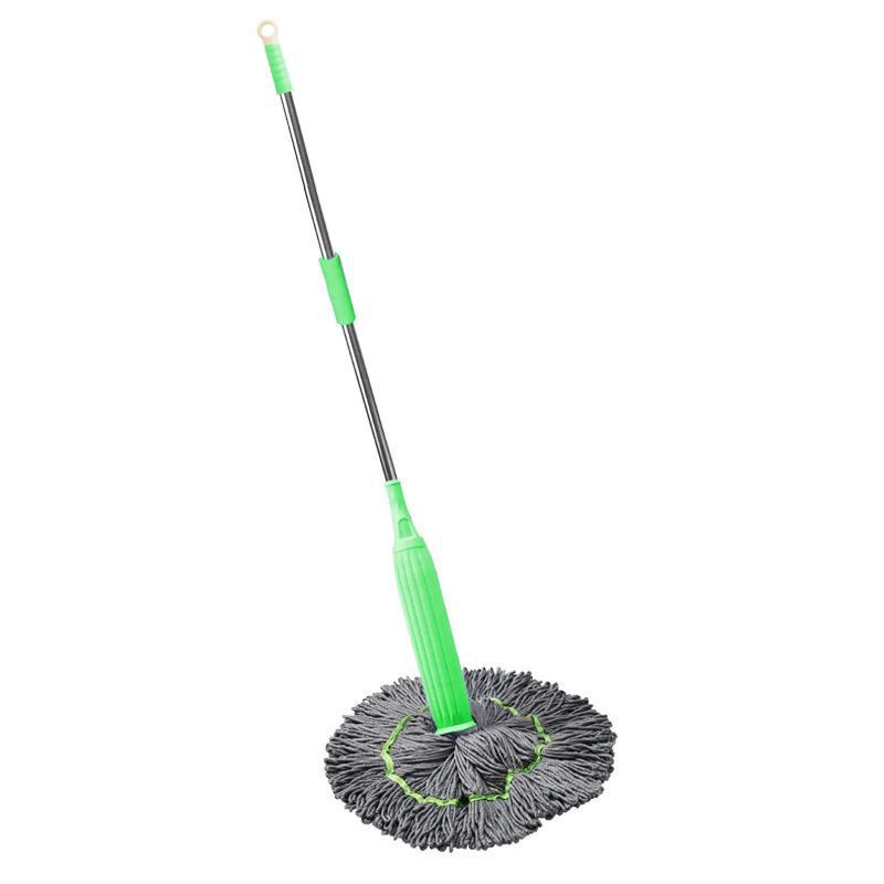 Self-twisted Mop Long Handle Easy Squeeze Microfiber Mop สําหรับ Washroom
