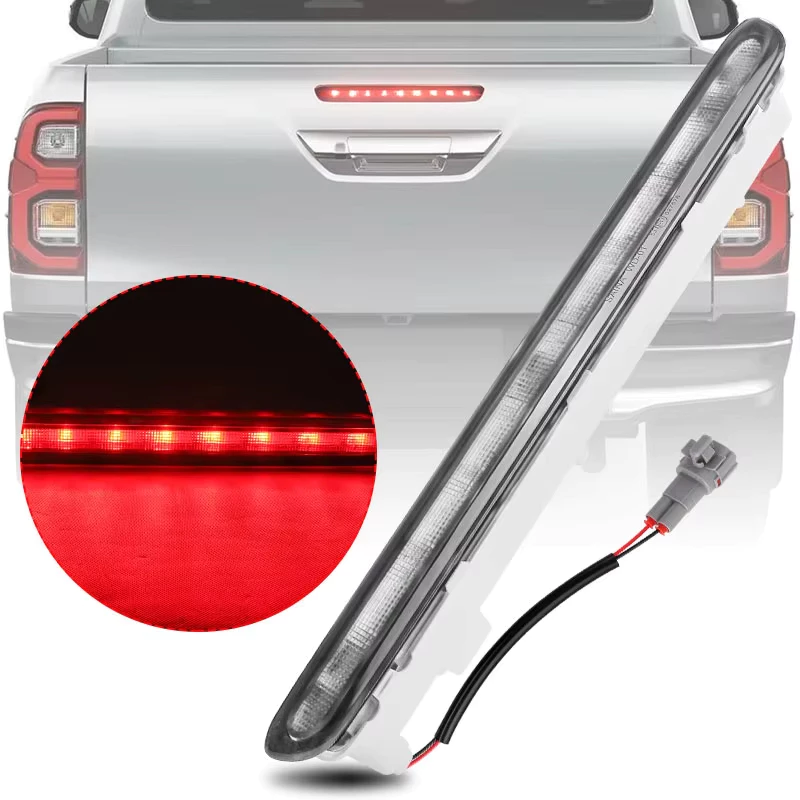 ไฟเบรคดวงที่ 3 Revo ฟเบรคฝาท้าย ไฟเบรคท้ายกระบะ Toyota revo LED ไฟกระบะท้าย for TOYOTA REVO ปี 2015-2023 Toyota ขาว