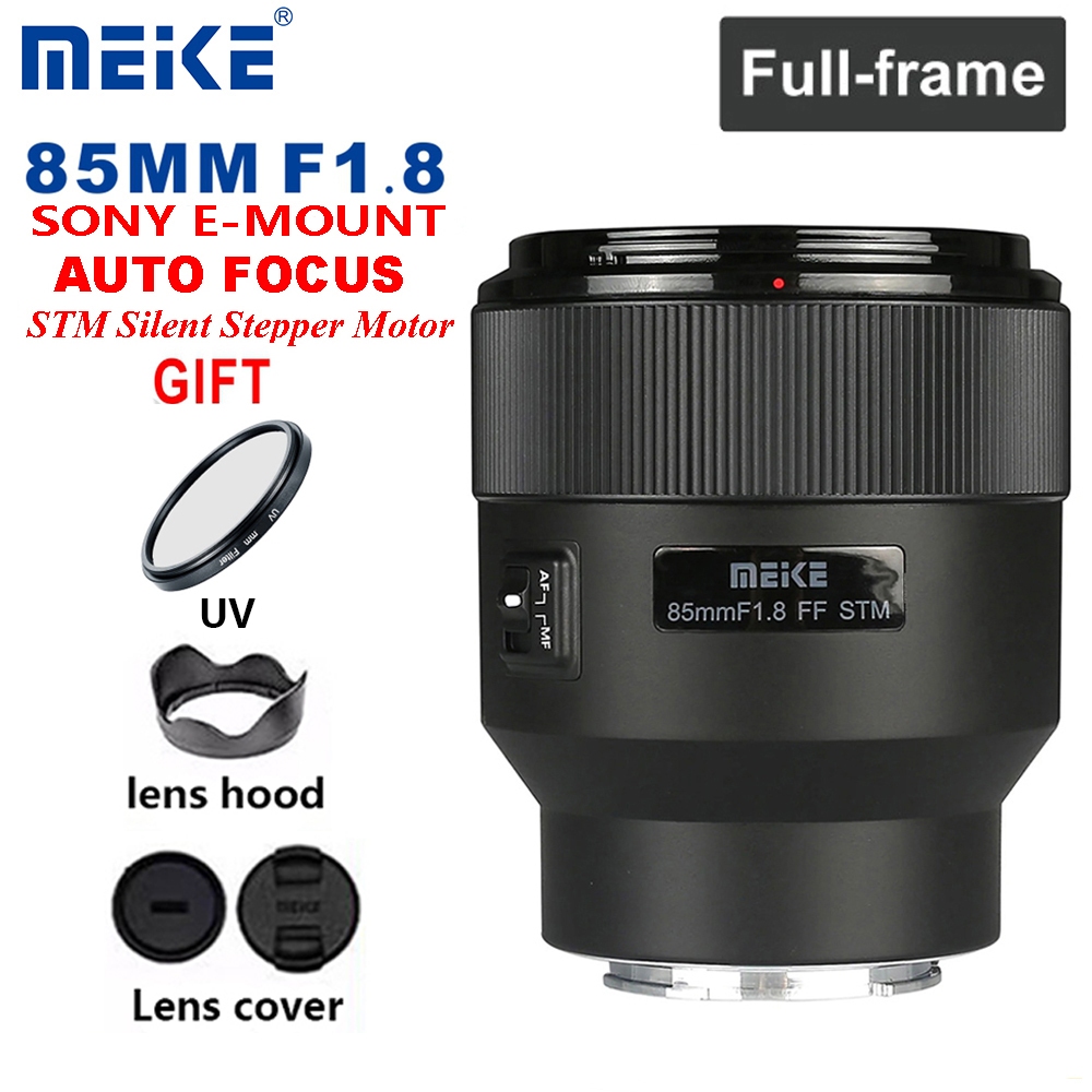 Meike เลนส์โฟกัสอัตโนมัติ 85 มม. F/1.8 สําหรับกล้อง Sony E-Mount A7 A7II A7R A7M4 A7R4 A7M3 A7RII A7