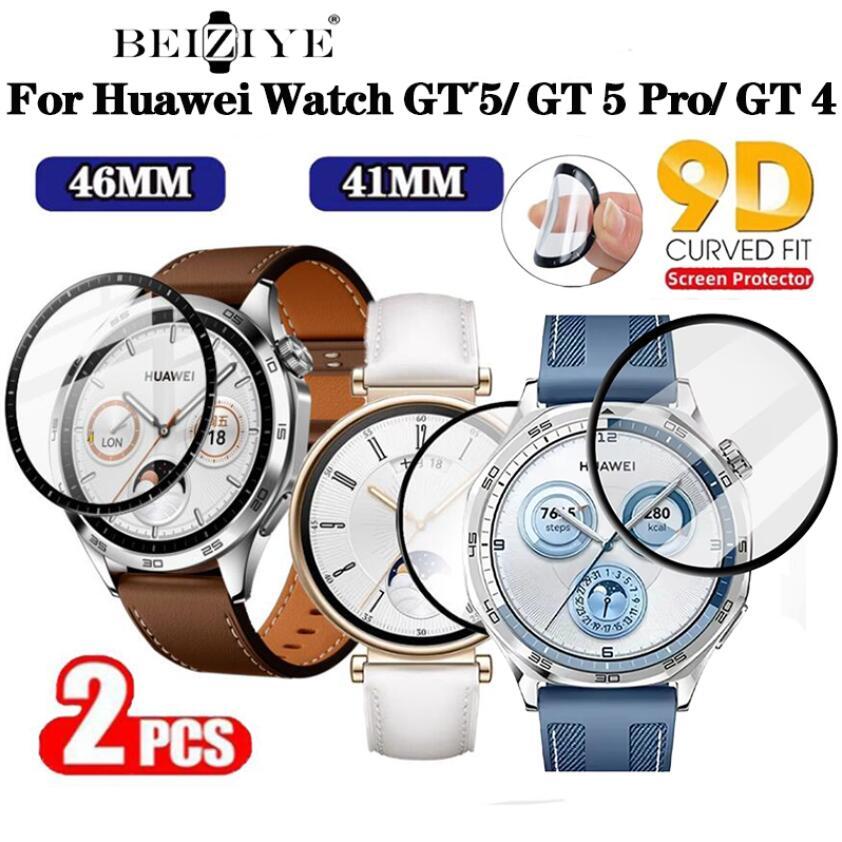 สําหรับ Huawei Watch GT5 /GT 4 41 มม. 46 มม. ใสพิเศษ เต็มรูปแบบ 3D โค้ง ชุบ Watch GT 5 Pro 42 มม. 46 มม นิ่ม PMMA ฟิล์ม PET ป้องกันหน้าจอ - ไม่ใช่กระจกนิรภัย