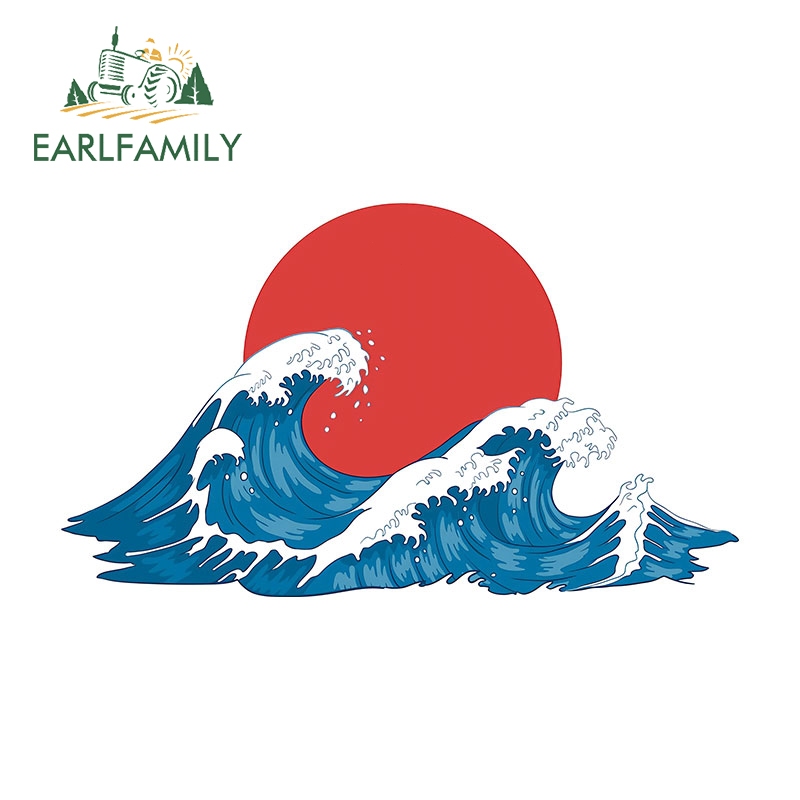 Earlfamily 13 ซม.ญี่ปุ่น Oniric Latam สติกเกอร์รถ Caravan Trunk Windows JDM ไวนิลกันน้ํา Decal บุคลิกภาพ Scratch-Proof ประตูรถ Protetcor - รูปที่ 4