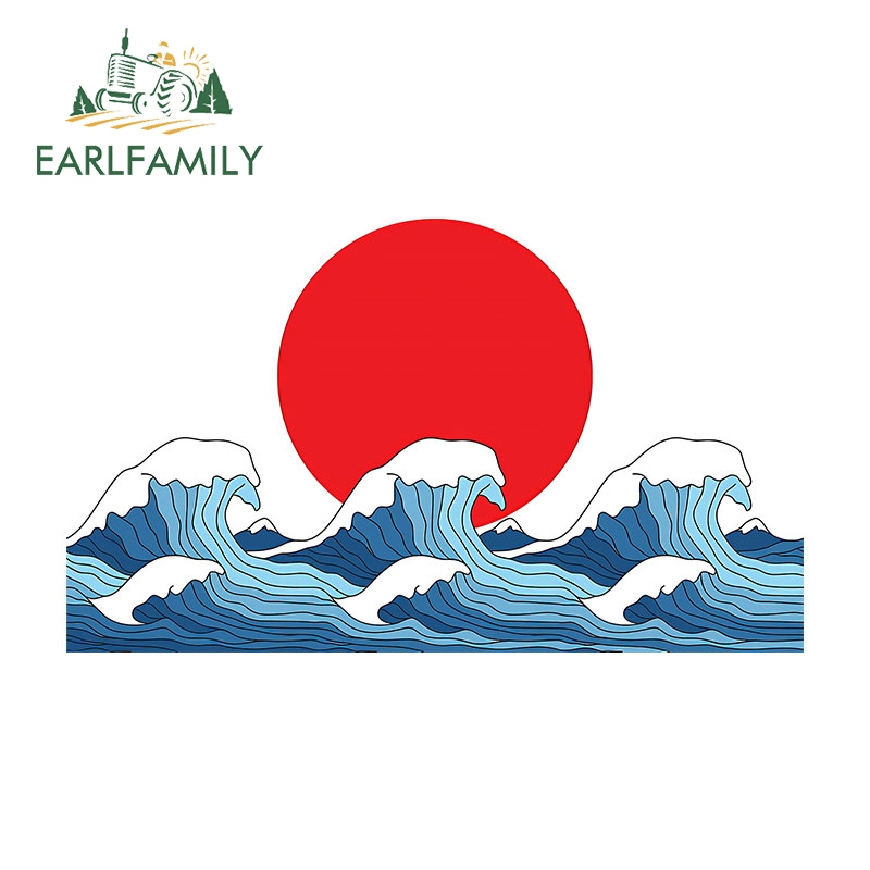 Earlfamily 13 ซม.ญี่ปุ่น Oniric Latam สติกเกอร์รถ Caravan Trunk Windows JDM ไวนิลกันน้ํา Decal บุคลิกภาพ Scratch-Proof ประตูรถ Protetcor - รูปที่ 2