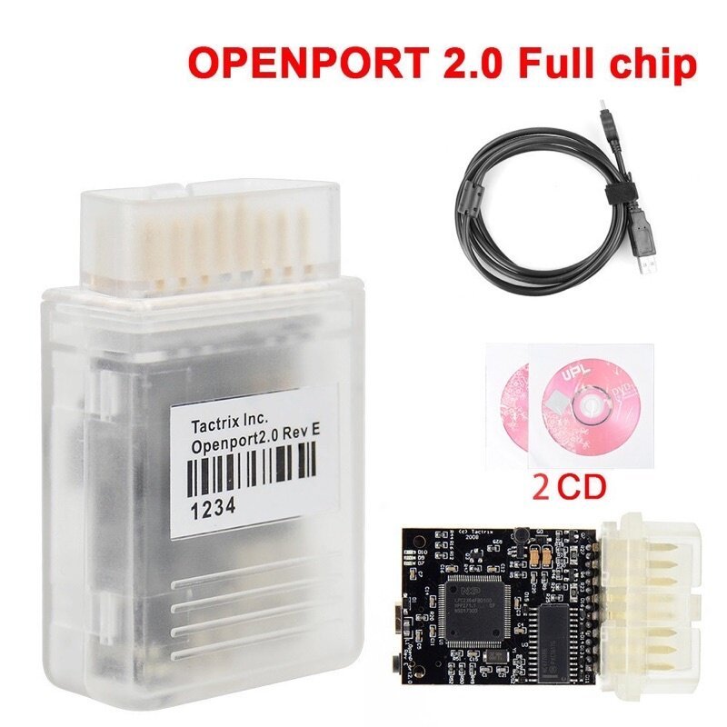 【สินค้าในสต็อกท้องถิ่น】Tactrix Full Chip Openport 2.0 ECU FLASH Scan open port 2 0 อะแดปเตอร์ Chip Tuning อัตโนมัติ OBD 2 OBD2 เครื่องมือวิเคราะห์รถยนต์สำหรับ Mercedes Benz J2534 สแกนเนอร์