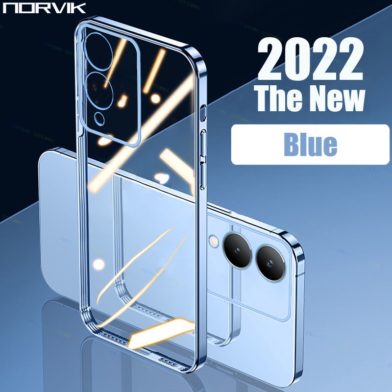 [NORQIK] เคสโทรศัพท์โปร่งใสสําหรับVIVO Y17s Y78 Y56 Y39 Y38 Y36 Y28 Y27 Y27s Y100 5Gกันกระแทกป้องกัน