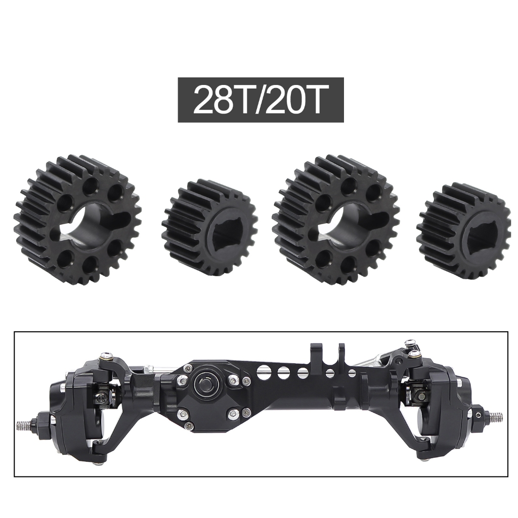 VS4 10 Phoenix Vanquish เหล็ก 28T/20T Portal ชุดเกียร์สําหรับ 1/10 RC Crawler VS4-10 Phoenix F10 Por