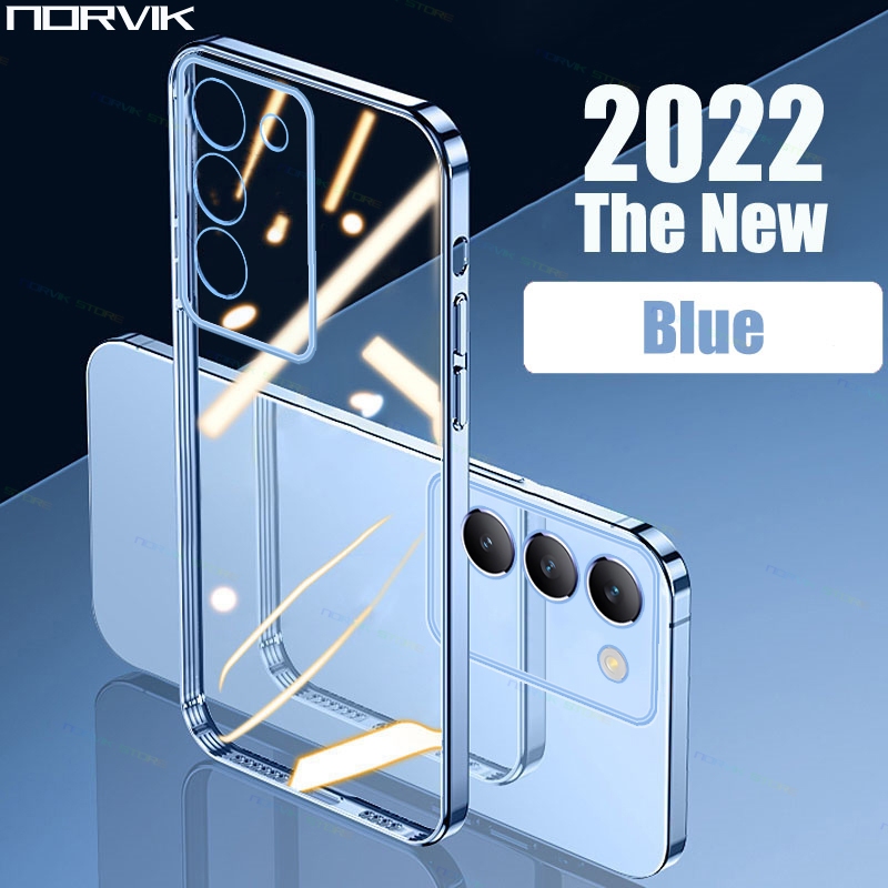 [NORQIK] เคสโทรศัพท์โปร่งใสสําหรับVIVO Y100 5G Y78 Y56 Y39 Y38 Y36 Y28 Y27 Y27s 5Gกันกระแทกป้องกันน่