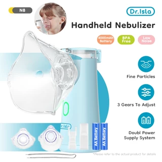 Dr.isla Nebulizer เครื่องพ่นละอองยา ขวดสเปรย์ยาพกพา ไร้สาย มือถือ ทั้งเด็กและผู้ใหญ่สามารถใช้งานได้ N8