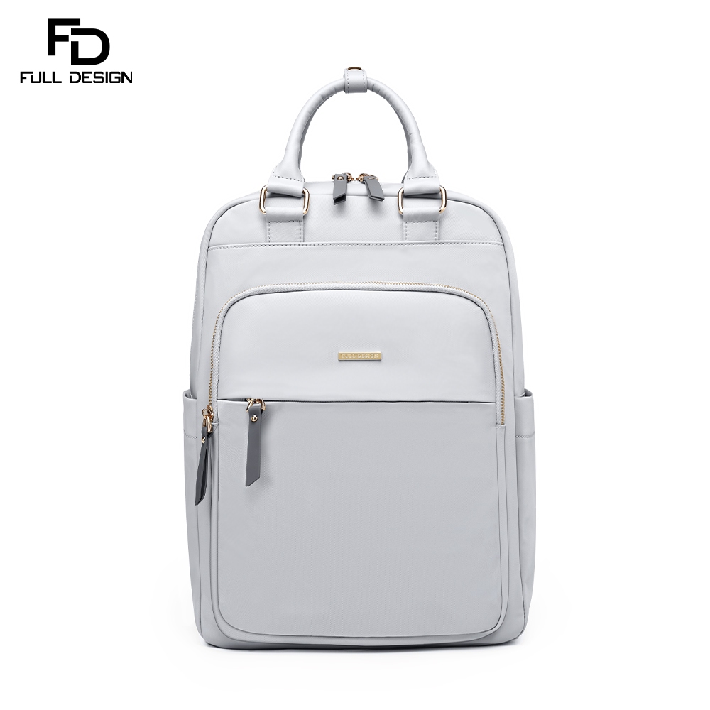 Full DESIGN Natalie กระเป๋าเป้สะพายหลังกันน้ําพอดีแล็ปท็อป 15 นิ้ว