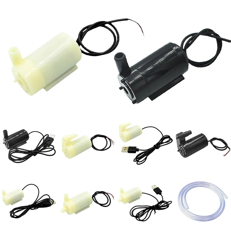 ปั๊มจุ่มเงียบ ปั๊มน้ําไมโครขนาดเล็ก DC3V 5V คอมพิวเตอร์ระบายความร้อนด้วยน้ํา สามารถขับเคลื่อนด้วยเครื่องชาร์จโทรศัพท์มือถือหรือ USB