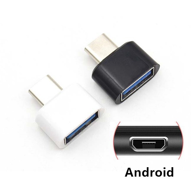 อะแดปเตอร์ USB OTG อะแดปเตอร์สํานักงานเหมาะสําหรับพอร์ต USB เป็น Android USB เป็น Type-C