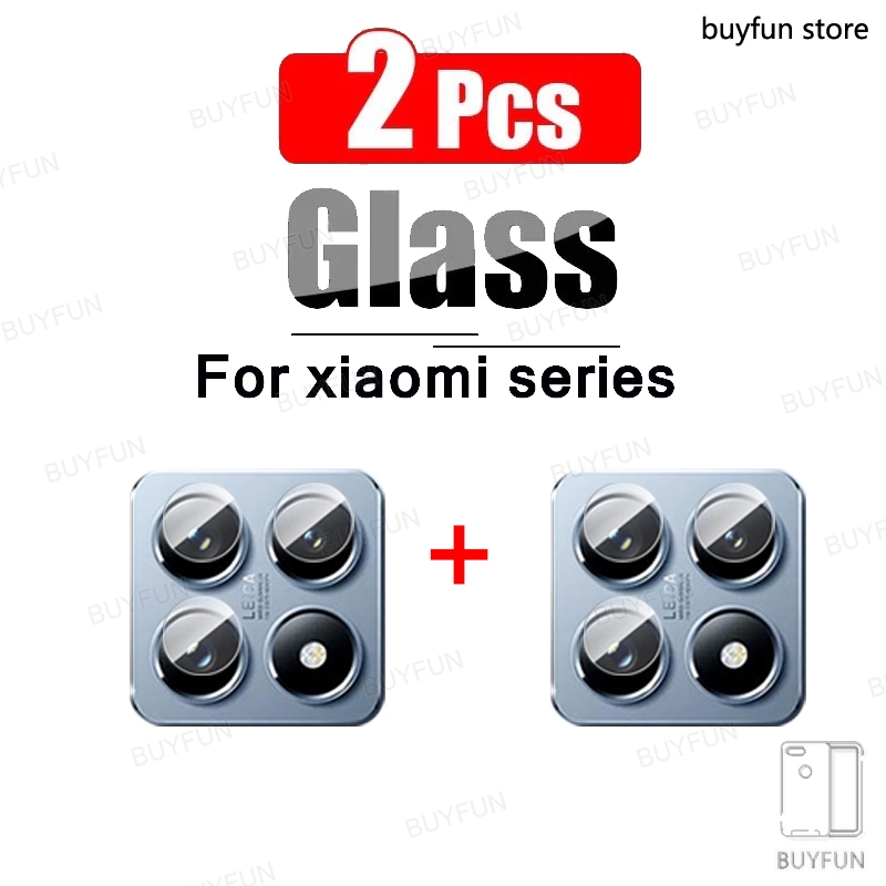 2sll สําหรับ Xiaomi Mi14T Pro 14t 14tpro 13T 13 14 T กล้องเลนส์ Protector ฟิล์มนุ่มกระจกนิรภัย (2 ชิ้น)