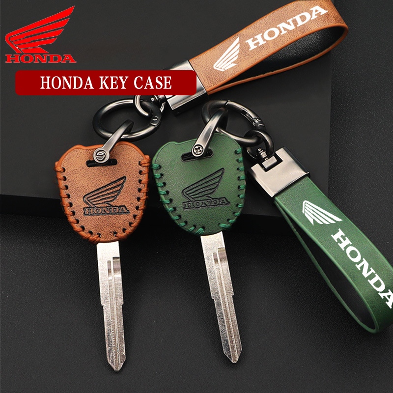 ฝาครอบกุญแจรถหนังแท้เหมาะสําหรับ Honda CBR650F/CBR650R/CB650F/CBR500R/CB500X/CB500F/CB300F/CB150 Key Case