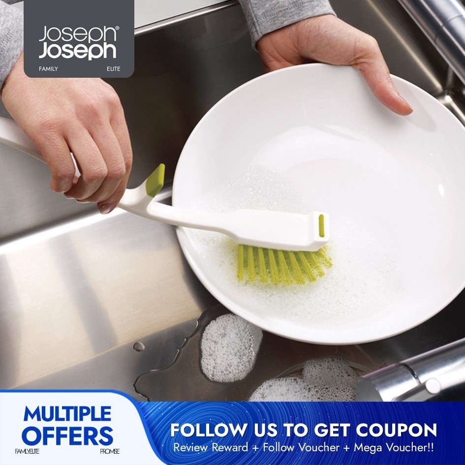 Joseph Joseph Edge Traceless Pot Brush Kitchen Long Handle แปรงทําความสะอาด 85025