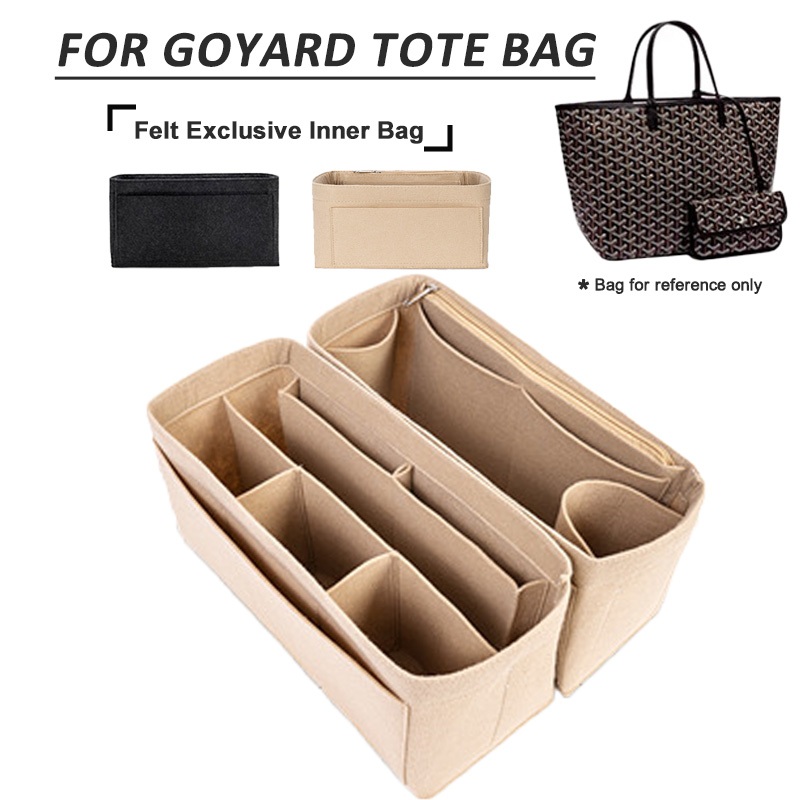 Felt ใส่ Organizer สําหรับ Goya GM PM Mini Tote กระเป๋าผู้หญิงกระเป๋าถือด้านในกระเป๋าเดินทางเครื่องสําอาง Liner กระเป๋า Shaper