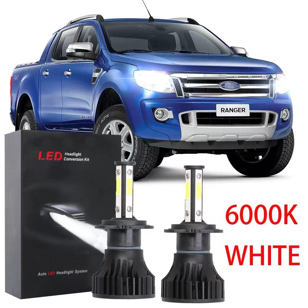 สําหรับ Ford Ranger T6 (ปี 2012 2013 2014 2015) (ไฟหน้าโคมไฟ) - ชุดแปลงหลอดไฟหน้า LED 6000K 12V-32V 
