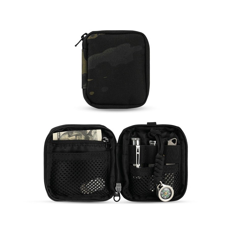 VE34 กระเป๋า EDC ขนาดเล็ก, Mini EDC Organizer กระเป๋า,กระเป๋า EDC กระเป๋าสตางค์สําหรับผู้ชาย, กระเป๋
