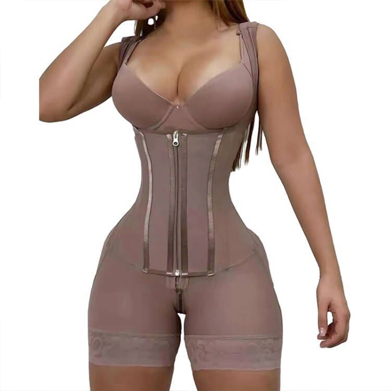 Wechery Full Shaper Body Shaper การบีบอัดสูงโพสต์ศัลยกรรม Shapewear บอดี้สูทผู้หญิงรัดตัว