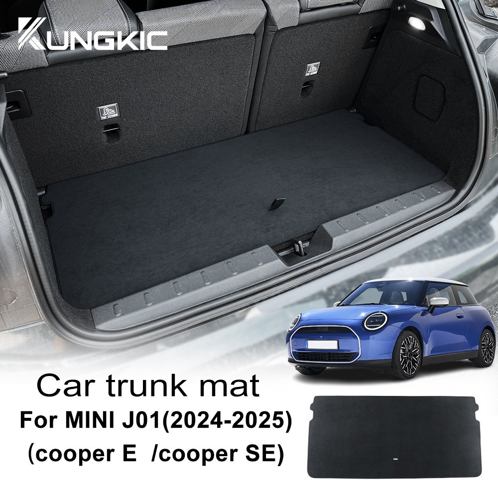 สําหรับ MINI Cooper J01 EV 2024 2025 รถ Trunk Mat Trunk ป้องกัน Pad Cargo พรมอุปกรณ์ตกแต่งภายใน