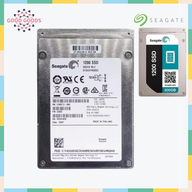 Seagate 1200 SSD ST800FM0053 2.5" 7 มม. 800GB SAS 12Gb/s MLC Enterprise Solid State Drive (รุ่น SED)