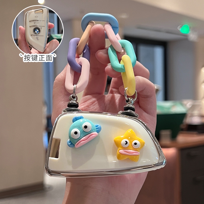 TPU ฝาครอบกุญแจรถสําหรับ BMW M1 M2 M6 M3 M4 M5 M8 X3M X5M X1 X4 X5 X6 IX3 Z4 I4 2 Series 4 5 8 6 GT 