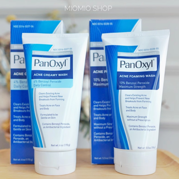 พร้อมส่ง PanOxyl Acne Foaming Wash 10% Benzoyl Peroxide Maximum Strength 156g โฟมล้างหน้า โฟมล้างหน้าสิว สบู่ล้างหน้า
