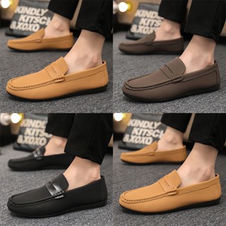 DBEXPLO รองเท้าโลฟเฟอร์สําหรับผู้ชายรองเท้าหนังทางการธุรกิจเ…