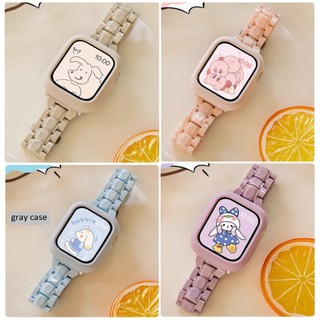 Candy Color Slim Strap Case Compatible for i watch Strap Series11 10 9 8 7 6 54321SE, SE2, Ultra 2 Wrist band Size 46mm 49mm 41mm 45mm 40mm 44mm 38mm 42mm สาย i watch Strap and เคส i watch case