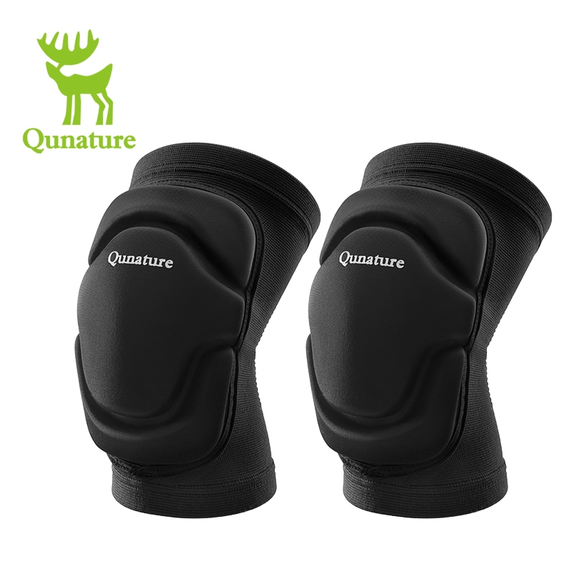 【TH Delivery】Qunature สนับเข่าเล่นสกีสโนว์บอร์ดอุปกรณ์ป้องกันกีฬาเข่า Anti-drop จักรยานขี่ขาป้องกันกลางแจ้ง