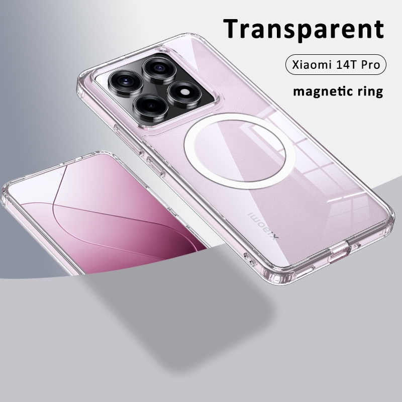 สําหรับ Xiaomi 14T Pro Casing เคสโทรศัพท์พีซีแบบแข็งโปร่งใส