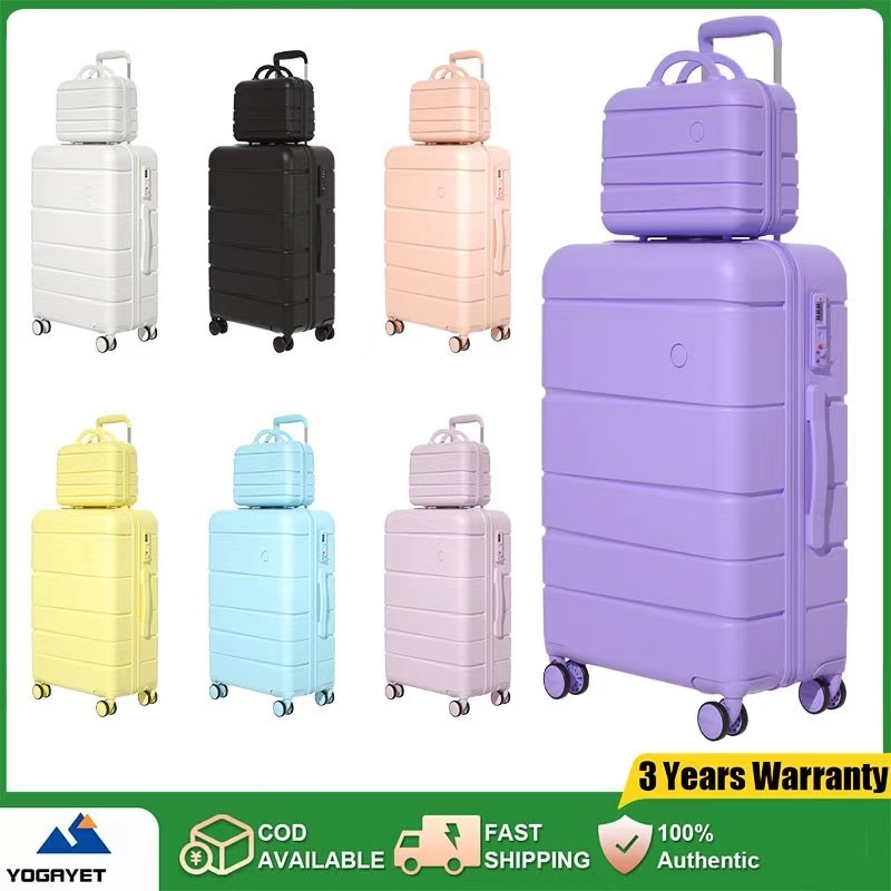 【สต็อกไทยพร้อมส่ง】กระเป๋าเดินทาง 14/20/24/28นิ้ว กระเป๋าลาก หิ้ว ครบเซ็ต น้ำหนักเบา ความจุขนาดใหญ่