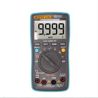 โซอี้ ZT-302 มัลติมิเตอร์แบบดิจิตอล 9999 นับความแม่นยําสูงคว…